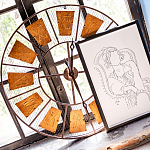 Часы настенные из металла в стиле лофт Clock with History варинант исполнения - 3 | Loft Concept в Волгограде