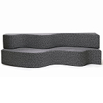 Дизайнерский модульный диван волнистой формы с цветным принтом Poltronova Superonda Sofa варинант исполнения - 14 | Loft Concept в Волгограде