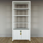 Стеллаж со стеклянными полками Elsa Dreams White варинант исполнения - 6 | Loft Concept в Волгограде