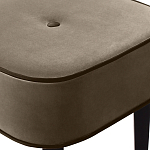 Квадратный мягкий пуф на черных ножках Winton Pouf Square варинант исполнения - 2 | Loft Concept в Волгограде