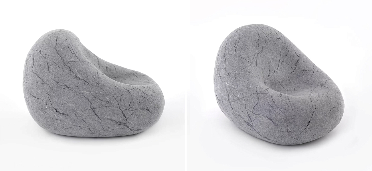 Кресло - Камень из Валяной шерсти KATSU STONE CAPSULE Кресло - Камень из Валяной шерсти KATSU STONE CAPSULE - Loft-Concept в Волгограде