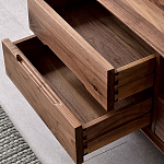 Тумба под телевизориз массива дерева TV Stand made of Walnut Wood варинант исполнения - 7 | Loft Concept в Волгограде