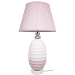 Настольная лампа керамическая Pink lampshade варинант исполнения - 2 | Loft Concept в Волгограде