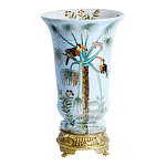 Ваза из фарфора с бронзовыми элементами Tropical Garden варинант исполнения - 1 | Loft Concept в Волгограде