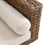 Трехместный садовый диван из плетеного пластика Matteo варинант исполнения - 3 | Loft Concept в Волгограде