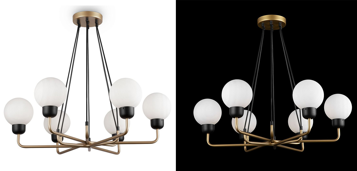 Люстра Andresa Chandelier 6 Balls Люстра Andresa Chandelier 6 Balls - Loft-Concept в Волгограде