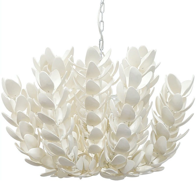 Люстра White Bionic Petals Flo Chandelier Белый Молочный Люстра White Bionic Petals Flo Chandelier Белый Молочный в Волгограде | Loft Concept