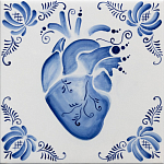 Плитка с узором Мое сердце варинант исполнения - 2 | Loft Concept в Волгограде