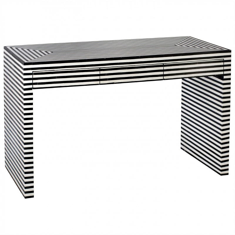 Стол Black&white Indian Bone Inlay table Черно-белый в Волгограде | Loft Concept 