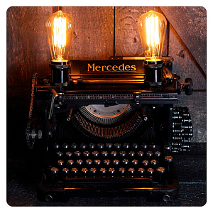 Настольная лампа Antique Typewriter Mercedes