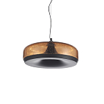 Подвесной светильник с стеклянным плафоном LED 42W 3000K Glass Textured Lampshade варинант исполнения - 2 | Loft Concept в Волгограде