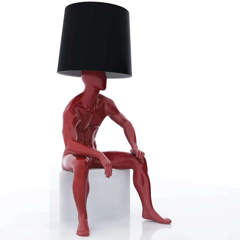 Лампа MALE MANNEQUIN LAMP с абажуром Глянцевый черный Черный матовый Глянцевый белый Белый матовый Серый матовый Золотой Красный Шампань Лампа MALE MANNEQUIN LAMP с абажуром Глянцевый черный Черный матовый Глянцевый белый Белый матовый Серый матовый Золотой Красный Шампань в Волгограде | Loft Concept