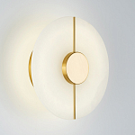 Бра с плафоном из камня в форме диска Buccio Stone Disk Wall Lamp варинант исполнения - 2 | Loft Concept в Волгограде