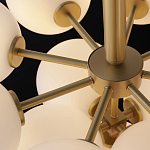 Люстра круглая со стеклянными сферами Maleficent варинант исполнения - 3 | Loft Concept в Волгограде