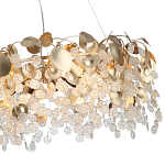 Люстра с декоративными подвесками из прозрачного стекла в форме монеток FAIRYTREE Light варинант исполнения - 11 | Loft Concept в Волгограде