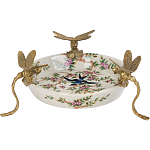 Блюдо фарфоровое Полет стрекоз Jita варинант исполнения - 1 | Loft Concept в Волгограде