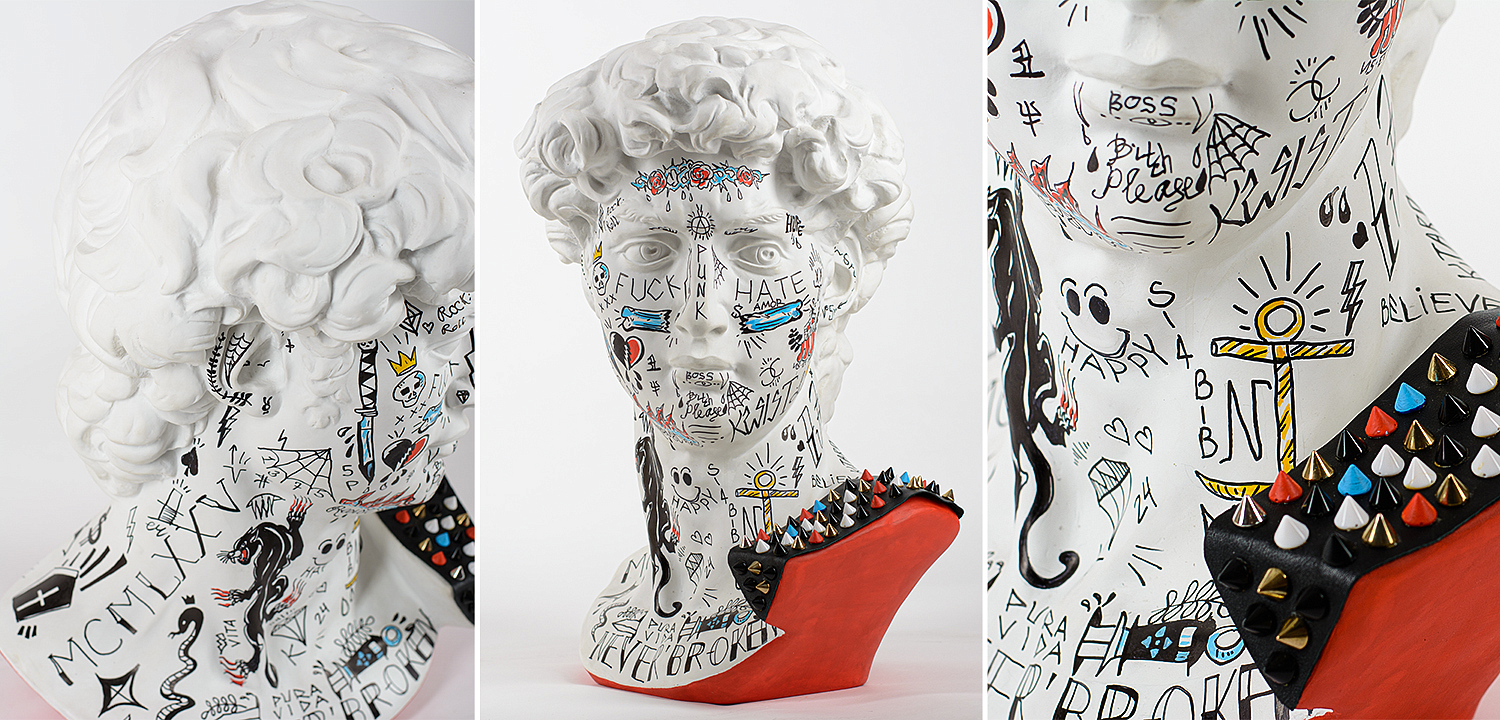 Статуэтка Bust of David PUNK Статуэтка Bust of David PUNK - Loft-Concept в Волгограде