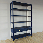 Стеллаж с двумя ящиками Elsa Dreams Blue варинант исполнения - 1 | Loft Concept в Волгограде