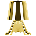 Настольная лампа фигурная цвета золото с гладким абажуром Высота 17 см Sophia варинант исполнения - 6 | Loft Concept в Волгограде