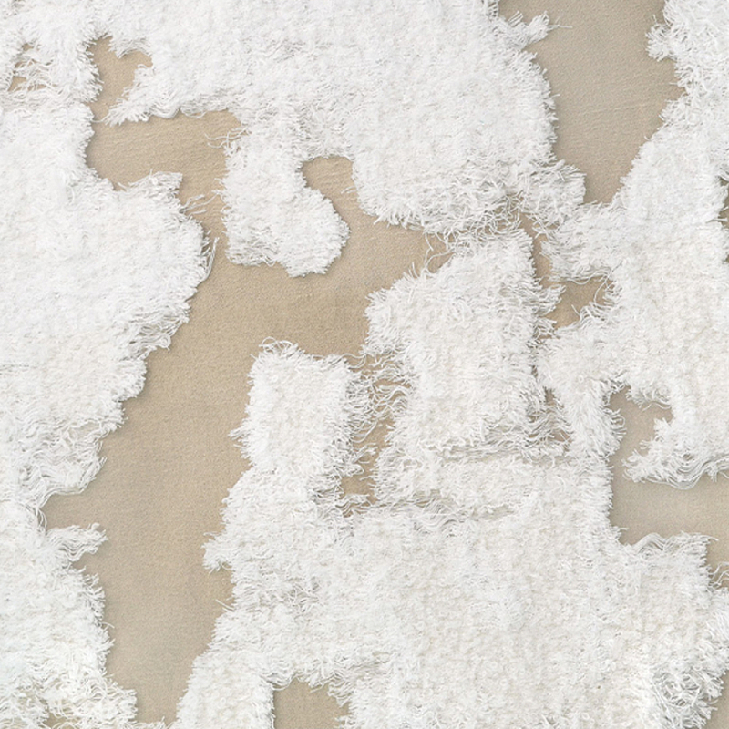 Мебельная ткань Clouds Жакард бело-бежевый цвет N 1035 Серо-бежевый в Волгограде | Loft Concept 