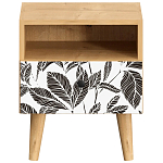 Прикроватная тумба с изображением на ящике Elise Nightstand варинант исполнения - 19 | Loft Concept в Волгограде