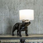 Настольная лампа COLLECTION OF DOGS с абажуром Бульдог варинант исполнения - 3 | Loft Concept в Волгограде