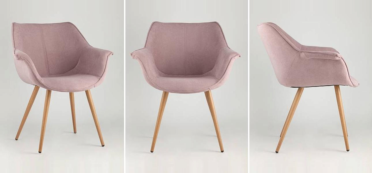 Стул Mason Chair Пыльно-Розовый Ножки светлое дерево Стул Mason Chair Пыльно-Розовый Ножки светлое дерево - Loft-Concept в Волгограде