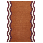 Ковер с оригинальной волнистой отделкой Woven from Wool варинант исполнения - 1 | Loft Concept в Волгограде