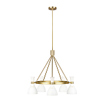 Люстра с 5-ю плафонами в форме песочных часов с узкими перфорированными отверстиями Feiss варинант исполнения - 8 | Loft Concept в Волгограде