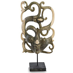 Маска ручной работы деревянная резная Mask Abstraction варинант исполнения - 1 | Loft Concept в Волгограде