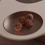 Журнальный столик фигурный со стеклянной столешницей Table Drop варинант исполнения - 6 | Loft Concept в Волгограде