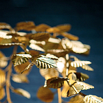 Люстра золотая с декором в виде веток эвкалипта Eucalyptus Branches варинант исполнения - 6 | Loft Concept в Волгограде