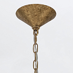 Люстра подвесная с круглыми дисками из серого фактурного стекла с белым матовым шаром внутри Quintiesse варинант исполнения - 4 | Loft Concept в Волгограде