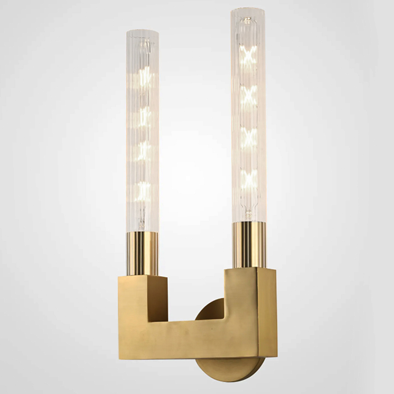 Бра CANELLE wall lamp DOUBLE Sconces Латунь в Волгограде | Loft Concept 