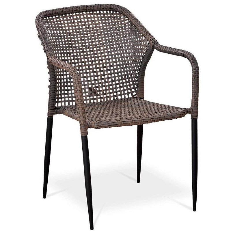 Стул Rottan stool beige Коричневый Черный в Волгограде | Loft Concept 