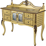 Комод деревянный Illustration of flowers варинант исполнения - 4 | Loft Concept в Волгограде