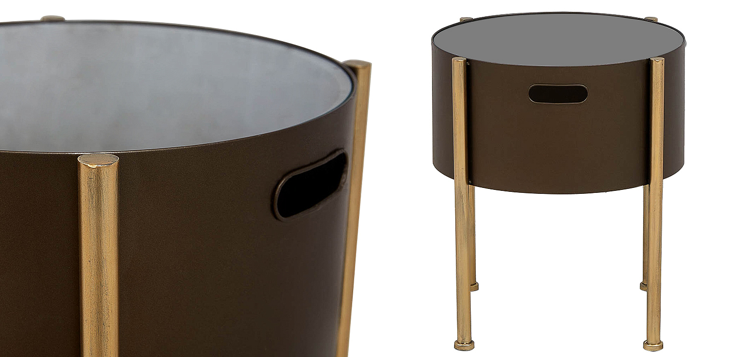 Приставной стол Barnaby Round Side Table Приставной стол Barnaby Round Side Table - Loft-Concept в Волгограде