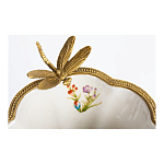 Ваза из фарфора с бронзовой стрекозой  Paradise Dragonfly варинант исполнения - 4 | Loft Concept в Волгограде