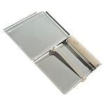 Портсигар с газовой зажигалкой из натурального камня Яшма Змеиная Stone Cigarettes Cases варинант исполнения - 3 | Loft Concept в Волгограде