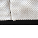 Дизайнерское кресло мягкое с обивкой из рогожки кремового цвета Decoration of Everything варинант исполнения - 3 | Loft Concept в Волгограде