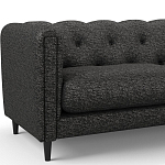 Мебельная ткань Шенилл темно-серый цвет 138 см T4-40 варинант исполнения - 4 | Loft Concept в Волгограде