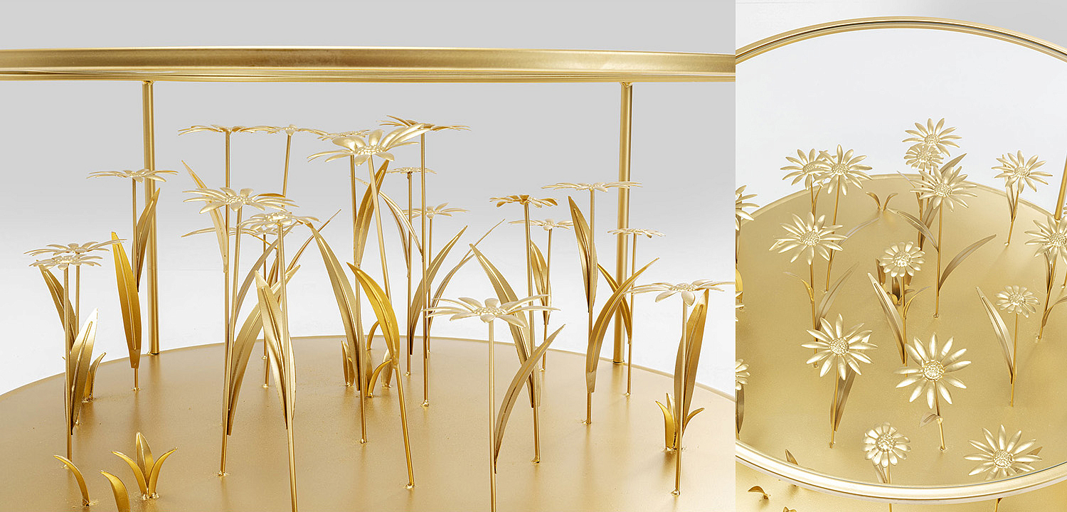 Кофейный стол Golden Flowers Кофейный стол Golden Flowers - Loft-Concept в Волгограде