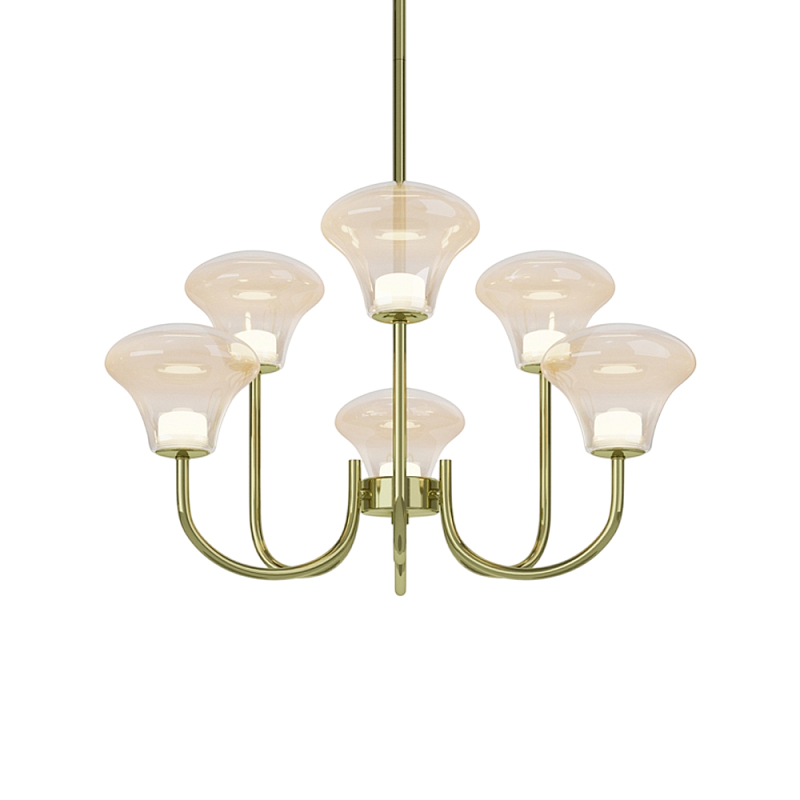 Люстра подвесная Dynasty 3000К Латунь в Волгограде | Loft Concept 