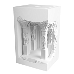 Встраиваемый в стену гипсовый светильник под покраску с колоннами и арками в античном стиле Antiquity Athena варинант исполнения - 2 | Loft Concept в Волгограде