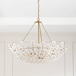 Люстра декорированная цветами из стекла Lightness of Flowers варинант исполнения - 2 | Loft Concept в Волгограде