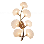 Бра в виде золотистой ветви с прозрачными листьями Andrea Wall Lamp варинант исполнения - 2 | Loft Concept в Волгограде