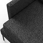 Мебельная ткань Шенилл темно-серый цвет 138 см T4-40 варинант исполнения - 3 | Loft Concept в Волгограде