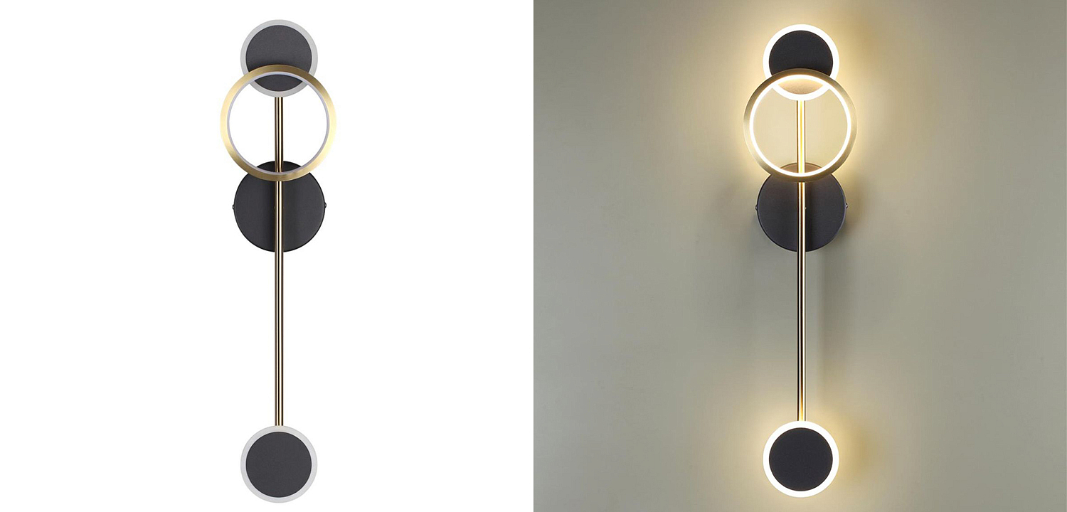 Бра Bendik Gold Ring Wall lamp A Бра Bendik Gold Ring Wall lamp A - Loft-Concept в Волгограде