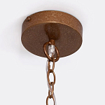 Круглая многоярусная люстра с круглыми деревянными подвесками Wooden Beads Chandelier Cream варинант исполнения - 2 | Loft Concept в Волгограде