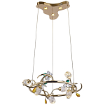 Люстра с хрустальными плафонами и декором Alvere Crystal Chandelier 6 варинант исполнения - 2 | Loft Concept в Волгограде